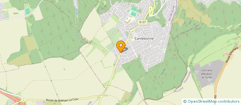 localisation de l'entreprise BATITHERM  VILLERUPT