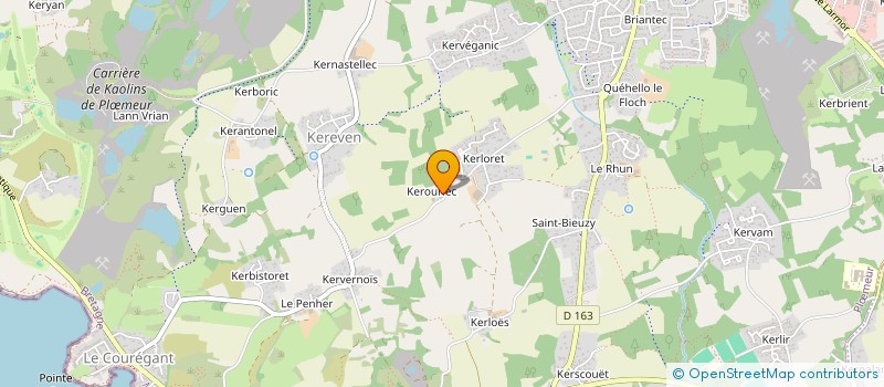 localisation de l'entreprise BATITHERM à PLOEMEUR