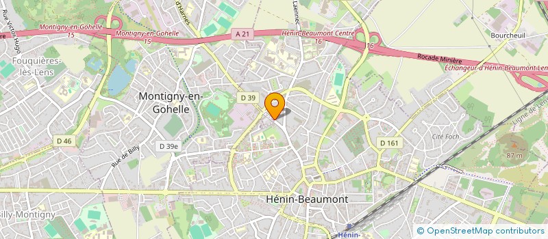 localisation de l'entreprise BATITOIT à HENIN-BEAUMONT
