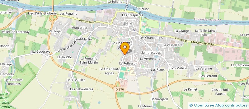 localisation de l'entreprise BATITOIT  BLERE