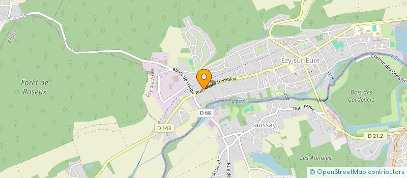 localisation de l'entreprise BATITOIT à EZY-SUR-EURE