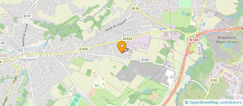 localisation de l'entreprise BATITOP-SERVICES à LEGUEVIN