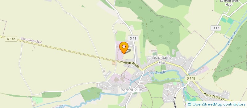 localisation de l'entreprise BATITOUT  BEZU-SAINT-ELOI