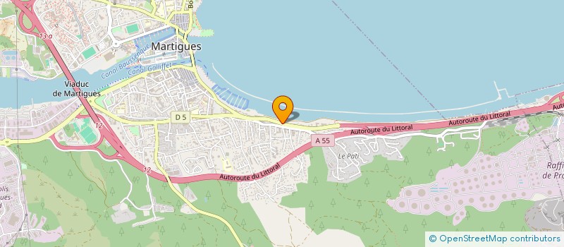 localisation de l'entreprise BATITREIZE à MARTIGUES