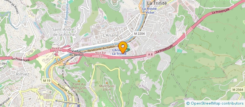 localisation de l'entreprise BATITRINITE à LA TRINITE