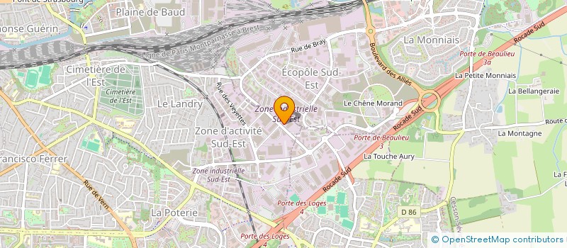 localisation de l'entreprise BATITUAL  RENNES