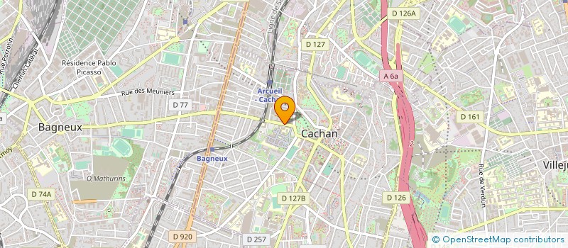 localisation de l'entreprise BATITUDE à CACHAN