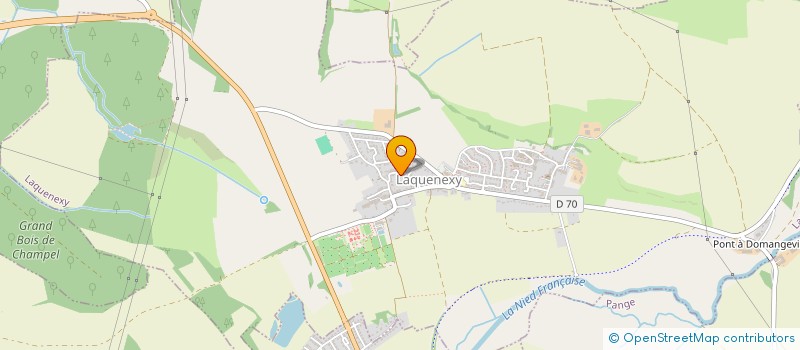 localisation de l'entreprise BATIVARO  LAQUENEXY