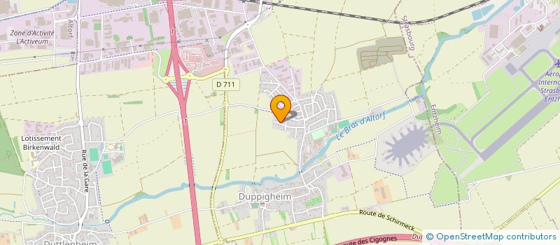 localisation de l'entreprise BATIVEGET'O  DUPPIGHEIM