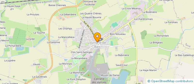 localisation de l'entreprise BATIVER à BAIS