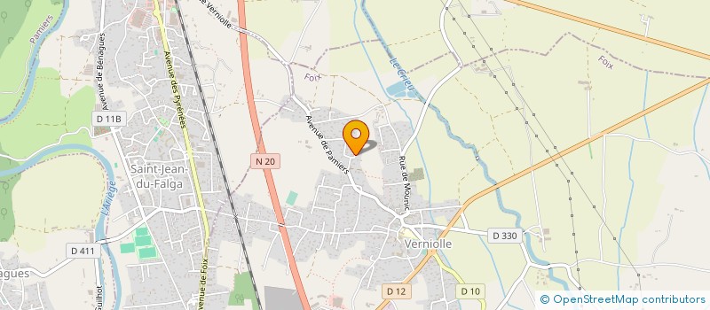 localisation de l'entreprise BATIVER à VERNIOLLE