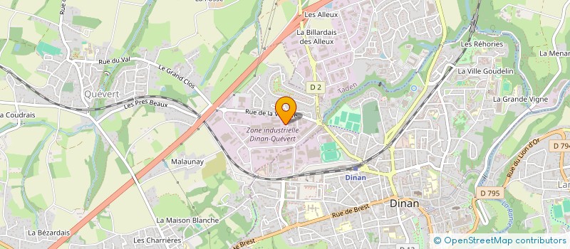 localisation de l'entreprise BATIVERRE  QUEVERT