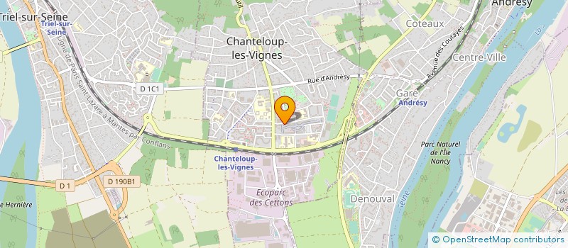 localisation de l'entreprise BATIVIE à LES MUREAUX