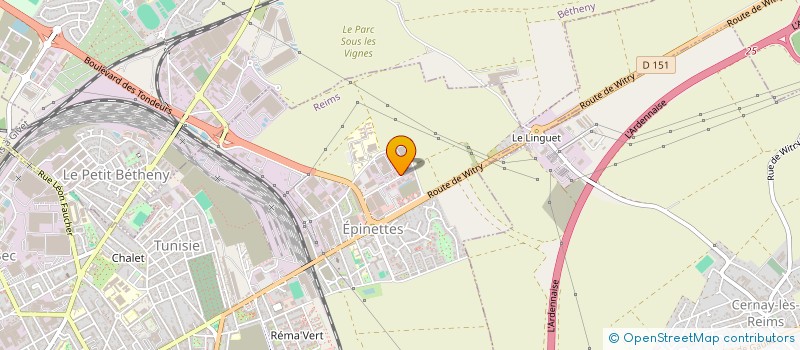 localisation de l'entreprise BATIVIR  REIMS