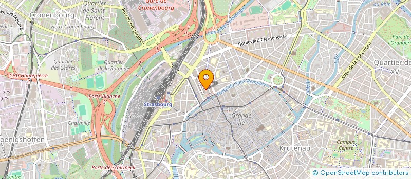 localisation de l'entreprise BATIVIUM à STRASBOURG