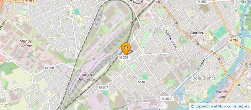 localisation de l'entreprise BATIWAL  LILLE