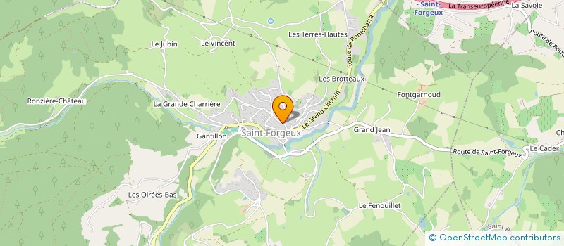 localisation de l'entreprise BATIWAY  SAINT-FORGEUX