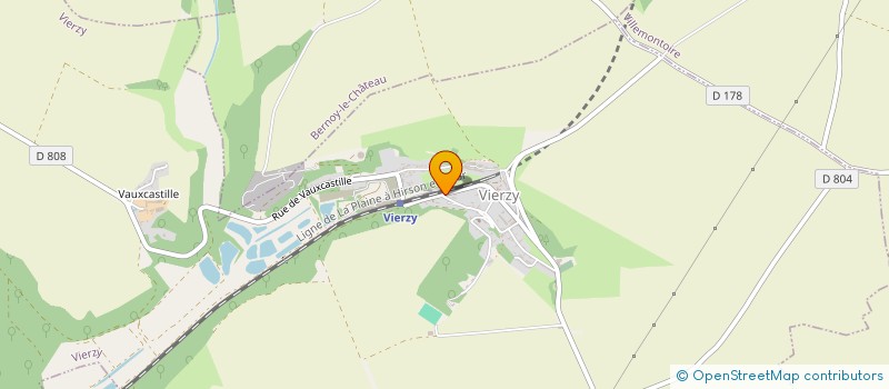localisation de l'entreprise BATIWERK  VIERZY