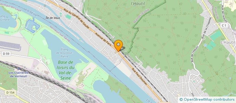 localisation de l'entreprise BATIX à VAUX-SUR-SEINE