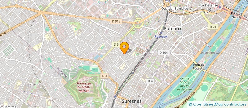 localisation de l'entreprise BATIX à SURESNES