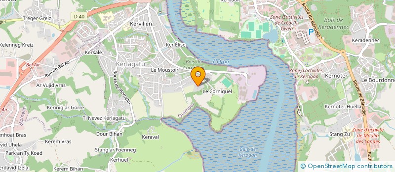 localisation de l'entreprise BATIXO  QUIMPER