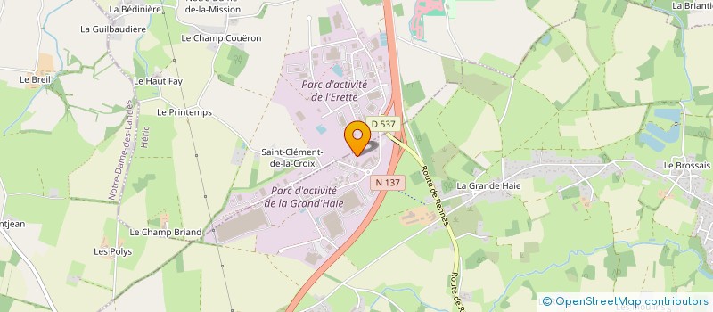 localisation de l'entreprise BATIZ  GRANDCHAMP-DES-FONTAINES