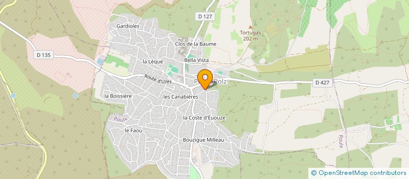 localisation de l'entreprise BATIZ  POULX