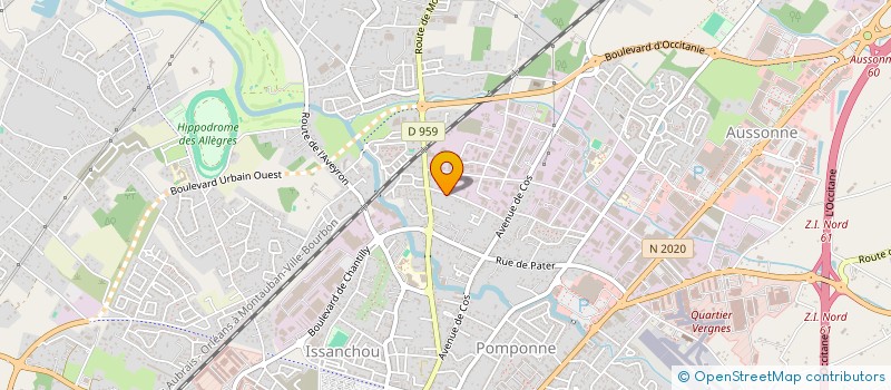 localisation de l'entreprise BATIZU  MONTAUBAN