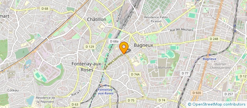 localisation de l'entreprise BATKO à FONTENAY-AUX-ROSES