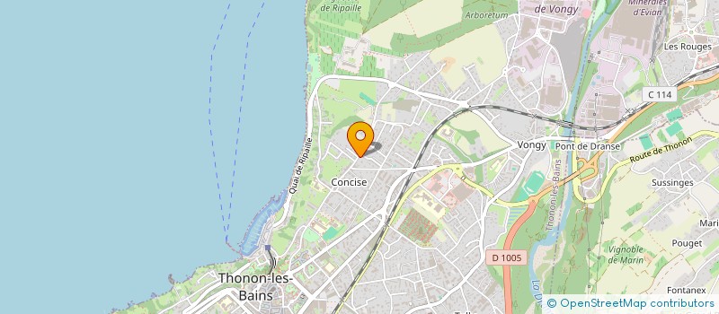 localisation de l'entreprise BATLLE SCHMITT à THONON-LES-BAINS