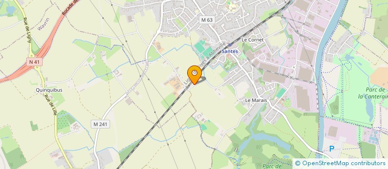 localisation de l'entreprise BATMAN  SANTES