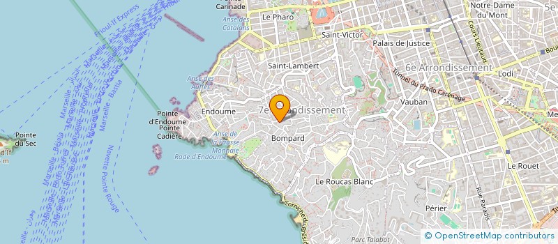 localisation de l'entreprise BATMAT DESIGN à MARSEILLE