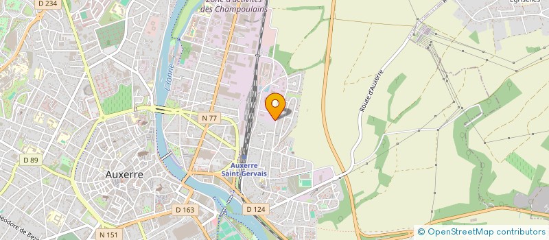 localisation de l'entreprise BATMAX à AUXERRE