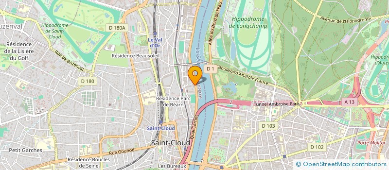localisation de l'entreprise BATMIL à SAINT CLOUD
