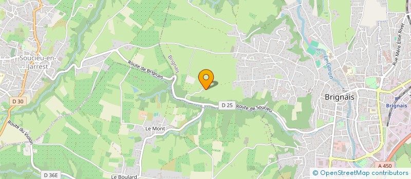 localisation de l'entreprise BATMIR  BRIGNAIS