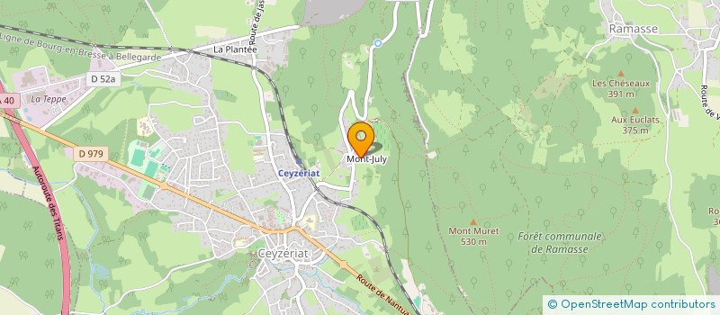 localisation de l'entreprise BATMJ à CEYZERIAT
