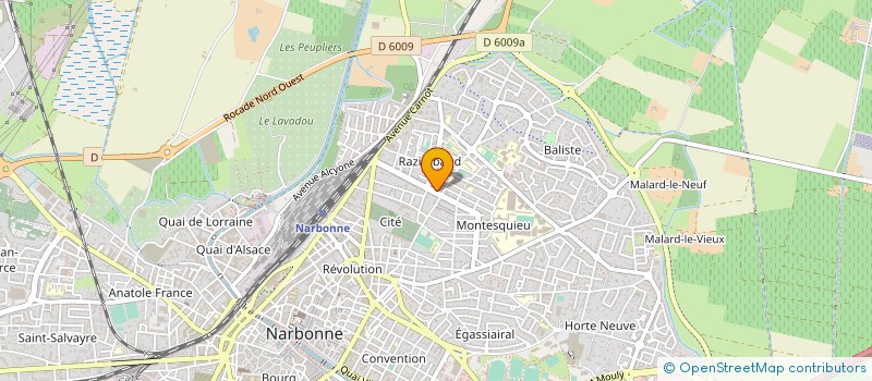 localisation de l'entreprise BATMO DIAGNOSTICS FRANCE à NARBONNE