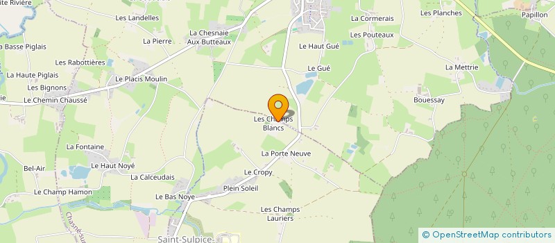 localisation de l'entreprise BATMO SERVICES  SAINT-SULPICE-LA-FORET