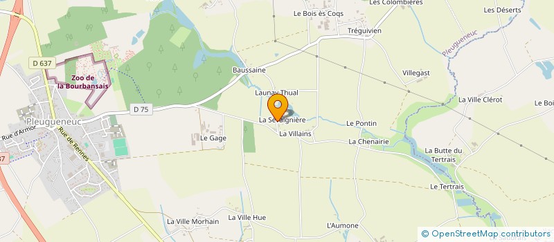 localisation de l'entreprise BATMOD  PLEUGUENEUC