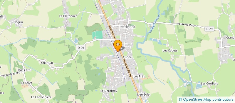 localisation de l'entreprise BATOLOU  ATTIGNAT