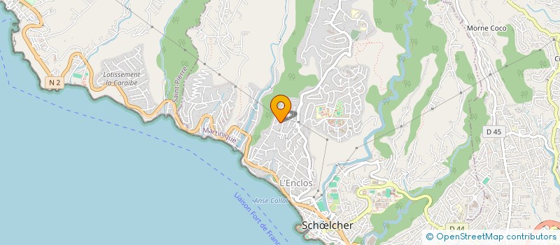 localisation de l'entreprise BATOM  SCHOELCHER