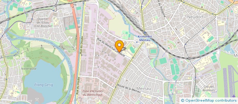 localisation de l'entreprise BATOM à STRASBOURG