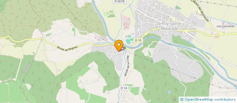 localisation de l'entreprise BATOMAREL  LE PUY-SAINTE-REPARADE