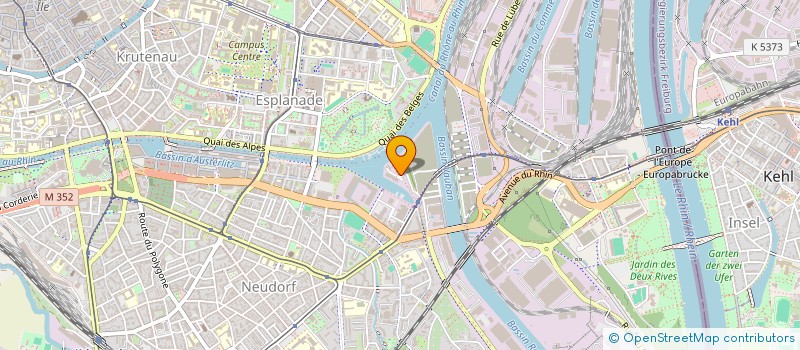 localisation de l'entreprise BATORAMA à STRASBOURG