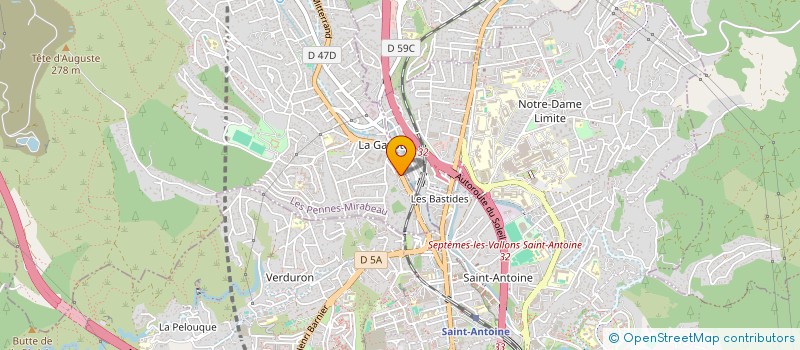 localisation de l'entreprise BATORIA à LES PENNES-MIRABEAU
