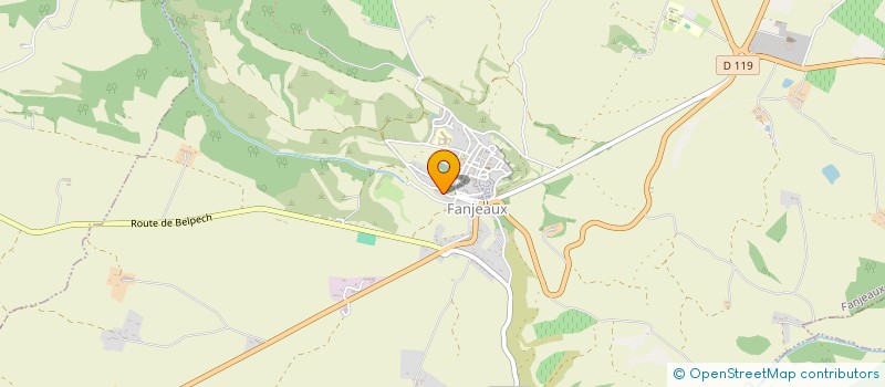 localisation de l'entreprise BATOS  FANJEAUX