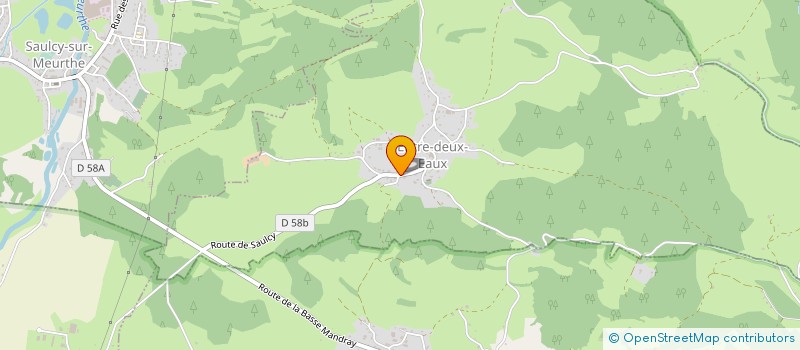 localisation de l'entreprise BATOT FRERES  ENTRE-DEUX-EAUX