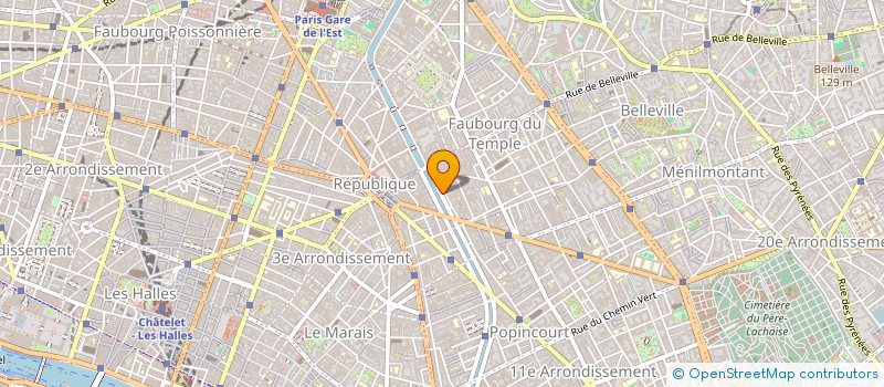 localisation de l'entreprise BATOURS à PARIS