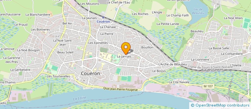 localisation de l'entreprise BATPIERRE à COUERON