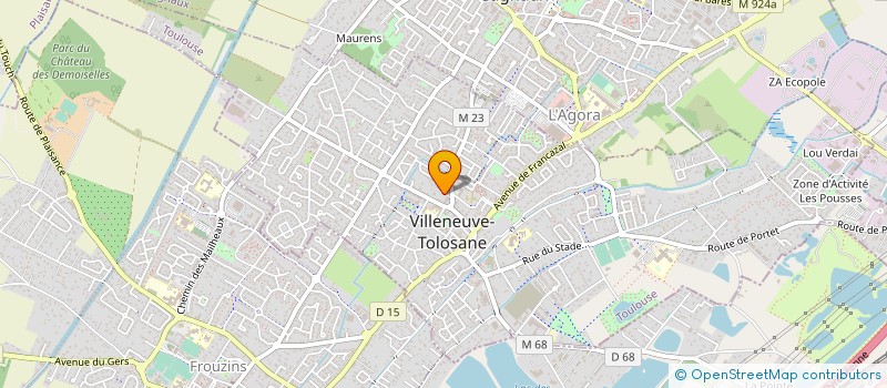 localisation de l'entreprise BATPLUS à VILLENEUVE-TOLOSANE